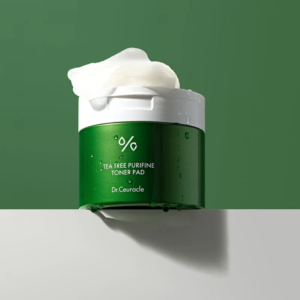 Dr. CEURACLE Tea Tree Purifine Toner Pad 60шт - Тонізуючі пади з екстрактом чайного дерева - фото №4 Dr. CEURACLE Tea Tree Purifine Toner Pad 60шт - Тонізуючі пади з екстрактом чайного дерева - фото №4